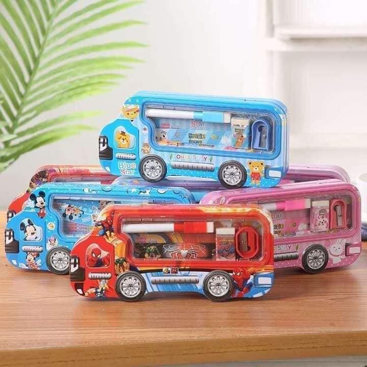 Hộp Bút Hình Oto Ngộ Ngĩnh Cho Bé