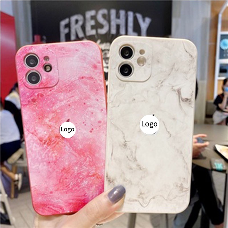 Ốp điện thoại silicon TPU mềm thời trang cho Iphone 11 12 Pro Max Mini 6 6s 7 8 Plus X XS Max XR SE 2020