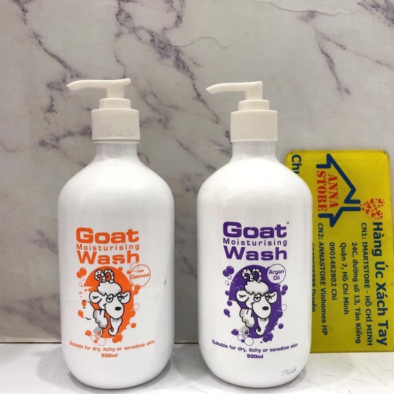 [HANG AIR] Sữa tắm sữa dê Goat Wash 500ml