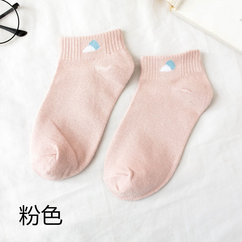 [Mã FASHIONCB264 giảm 10K đơn bất kỳ] Vớ Cotton Cổ Ngắn Thoáng Khí Hợp Thời Trang Cho Nữ