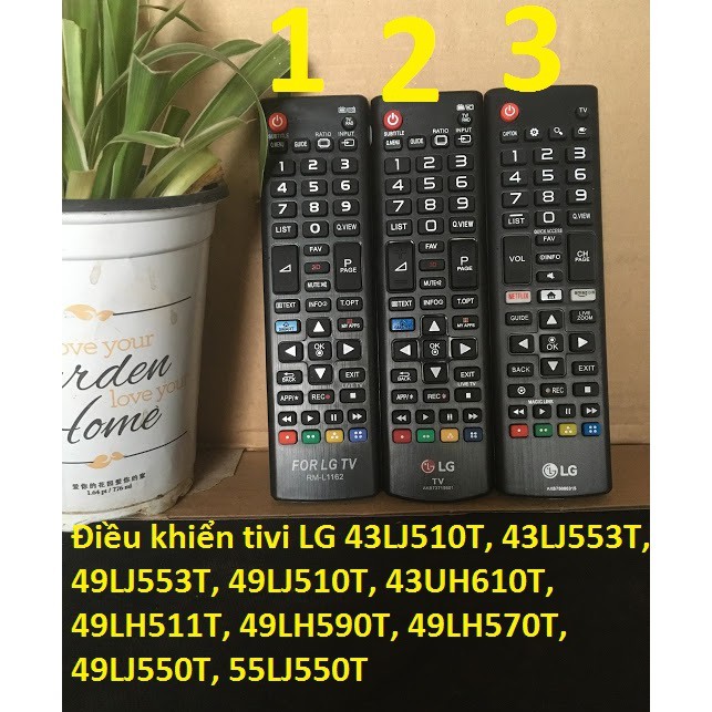 Remote từ xa tivi LG  43LJ510T các loại tivi LG smart đều sử dụng được