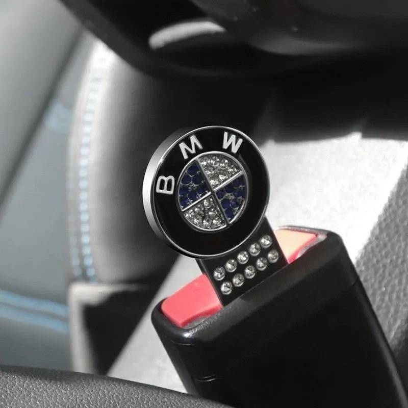 Chốt Khóa Dây Đai An Toàn Đính Kim Cương Giả Thời Trang Cho Xe Hơi