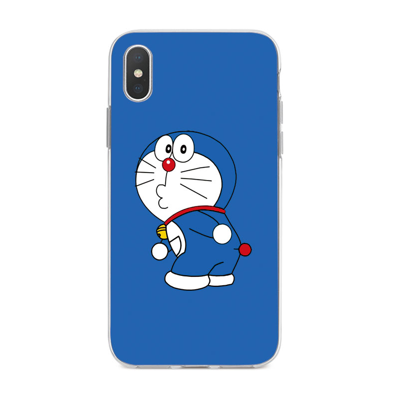 Ốp Lưng iPhone X 6 6s 6Plus 6s Plus 7 7Plus 8 8Plus 5 5s SE TPU mềm Case Doraemon