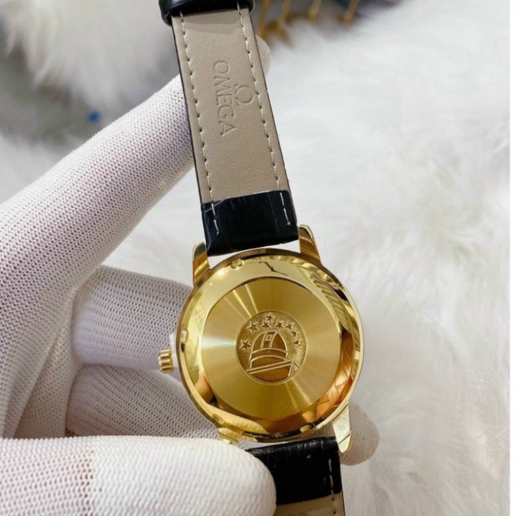 Đồng hồ nam dây da bò chống nước 5atm BH12th {omegas} giảm sốc | BigBuy360 - bigbuy360.vn