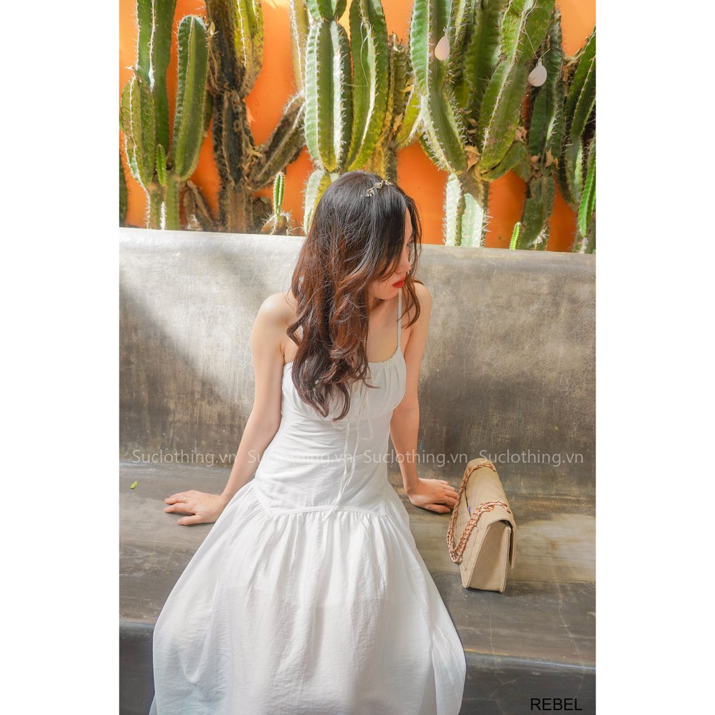 (Suclothing) REBEL DRESS - Đầm maxi 2 dây thiết kế - đầm dự tiệc | BigBuy360 - bigbuy360.vn
