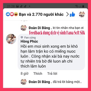 Dung Dịch Vệ Sinh Phụ Nữ Hanayuki Hana Soft Silk