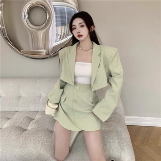 [Hàng order] Set áo croptop vest nữ