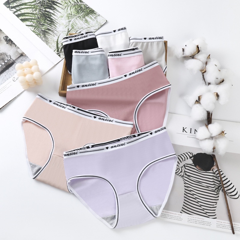 Quần lót AOWEINISI mềm mại và thoải mái thoáng khí cho nữ