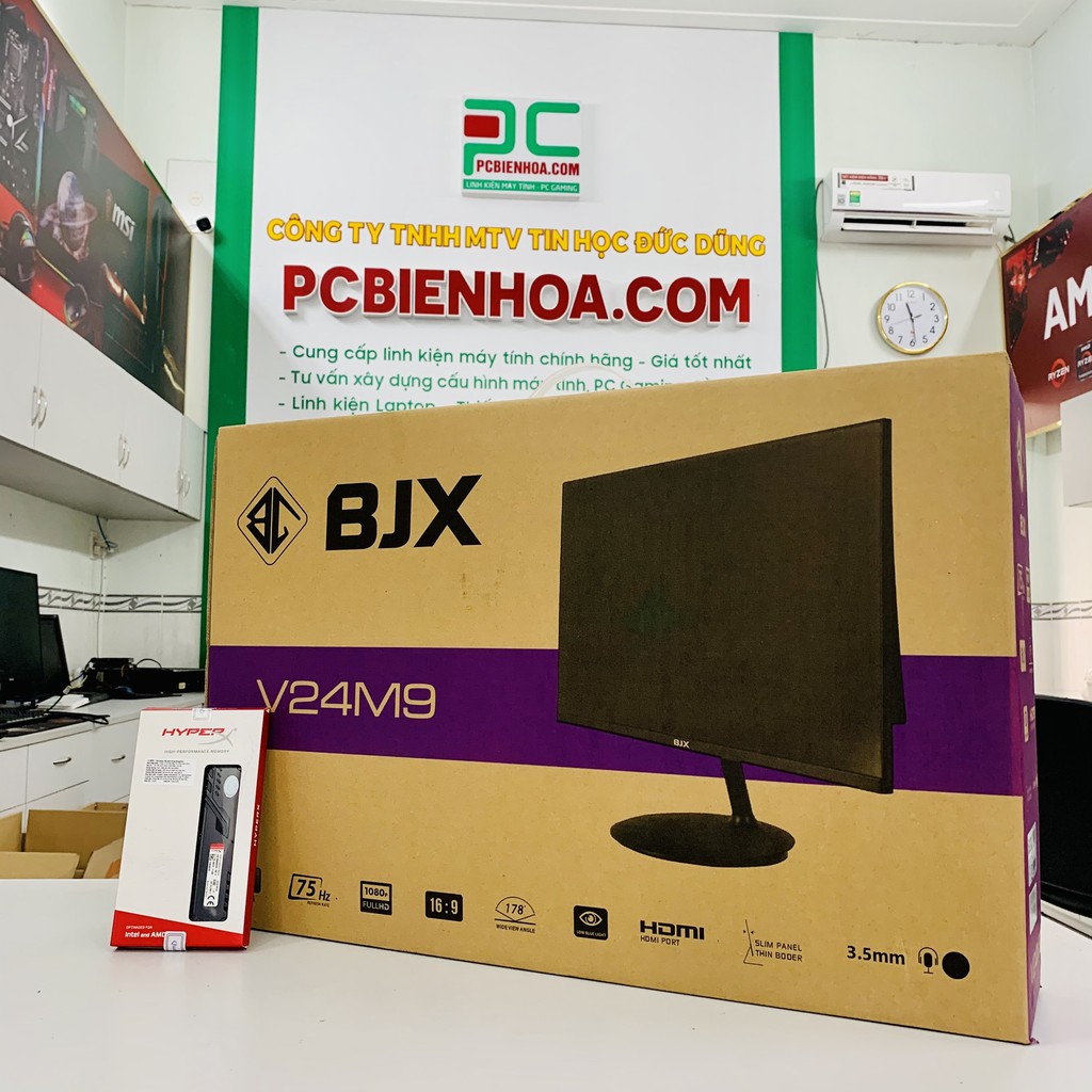 Combo màn hình máy tính 24 inch + ram máy tính 8G chính hãng