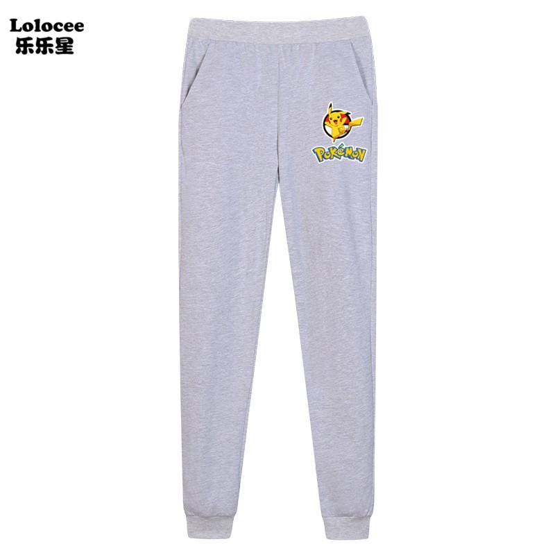 Kids Pikachu pants casual Pokémon loose trousers students  sports pants Boys Jogger Sweatpants