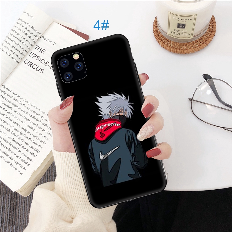 Ốp điện thoại mềm hoạ tiết Naruto Kakashi dành cho iPhone 5 5s Se 6 6S 7 8 Plus X XR Xs Max