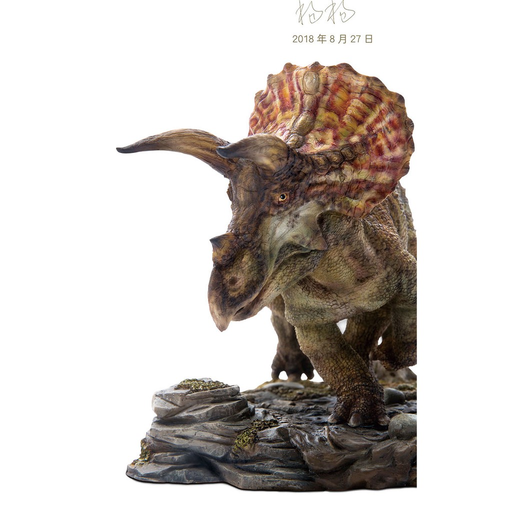✅Mô hình khủng long ba sừng Triceratops PNSO chính hãng