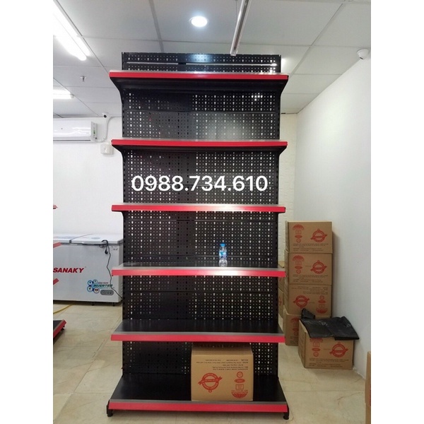 Kệ để hàng Cao 2m1 dài 90cm màu đen