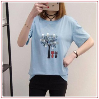 Áo Thun Nữ Tay Ngắn 💝FREESHIP💝 Áo phông nữ tay ngắn chất đẹp, thun cotton, mịn, mát, sành điệu in cổ thụ Mã hàng: M29