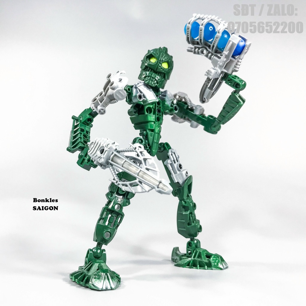 Đồ Chơi Mô Hình Vintage lắp ráp LEGO Bionicle: Toa Inika Kongu 8731 Chính Hãng Đan Mạch (2006)