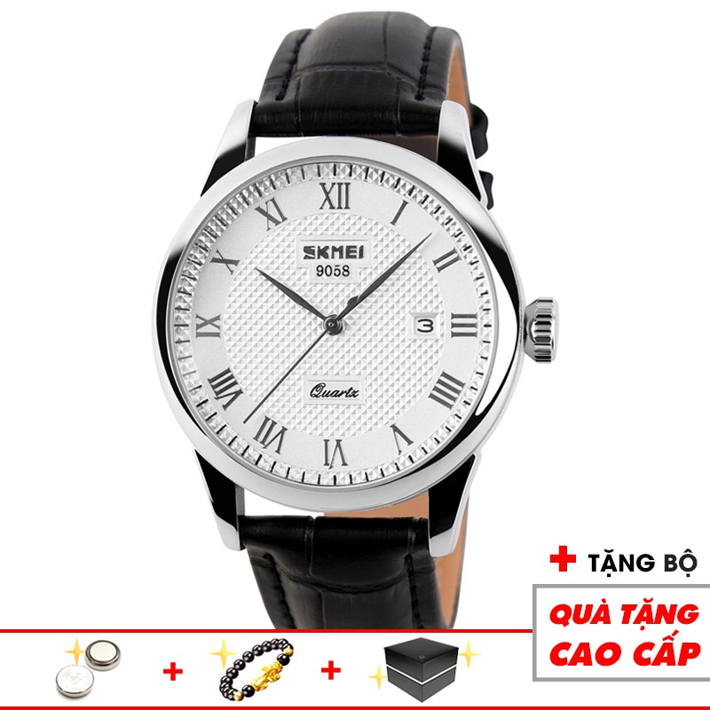 Đồng hồ nam SKMEI chính hãng dây da thời trang đẳng cấp chống nước tốt SKM058-2 - Đồng Hồ SKMEI Việt Nam | BigBuy360 - bigbuy360.vn