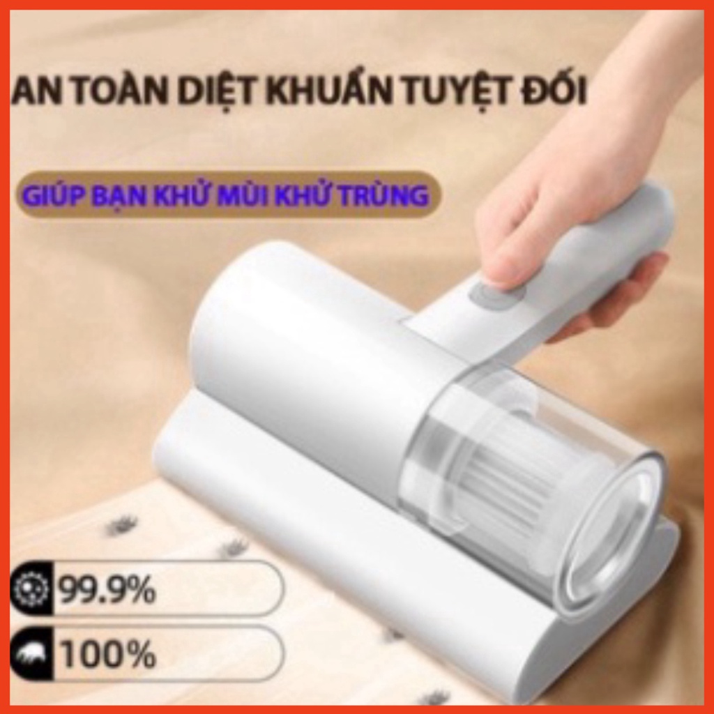 Máy Hút Bụi Giường Nệm - Máy Hút Bụi  Mini Cầm Tay Diệt Khuẩn Giường Nệm , Sofa Không Dây