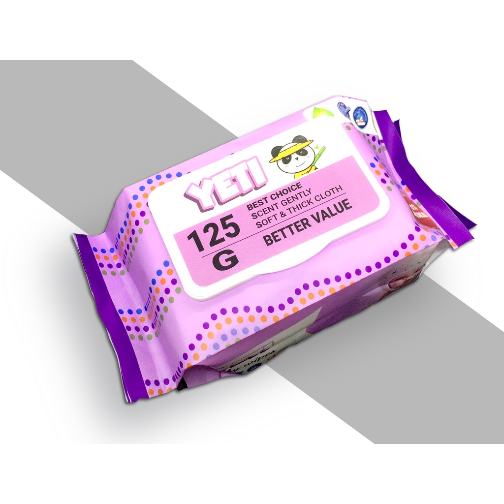 Khăn giấy ướt JETI 125g, Màu Ngẫu nhiên, Không mùi, Hàng xuất khẩu Thái Lan, Giá tiết kiệm, Triệu gói như một