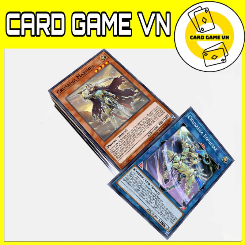 Bài YuGiOh - Bộ 54 lá bài Crusadia  - Card Game VN