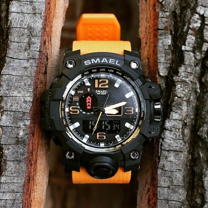 Đồng hồ thể thao nam SMAEL 1702, đồng hồ đeo tay nam thông minh chống nước đẹp chính hãng - TOP WATCH