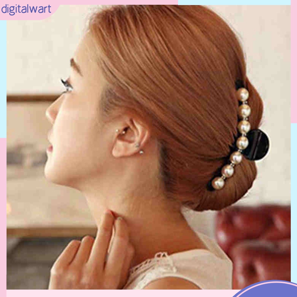 Kẹp Tóc Đính Ngọc Trai Nhân Tạo Thời Trang Dành Cho Nữ