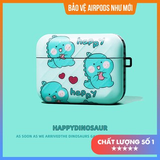 [Hàng Mới Về] Case Vỏ Bao Airpods Đựng Tai Nghe Airpod 1 2 Pro Khủng Long Xanh Bằng Nhựa Dèo TPU Chống Bám Bụi