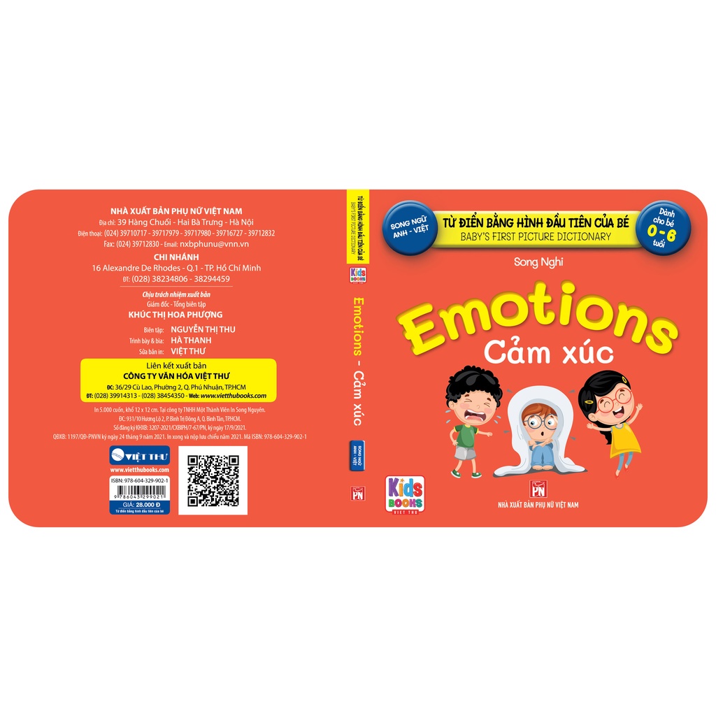 Sách - Baby'S First Picture Dictionary - Từ Điển Bằng Hình Đầu Tiên Của Bé - Cảm xúc - Emotions