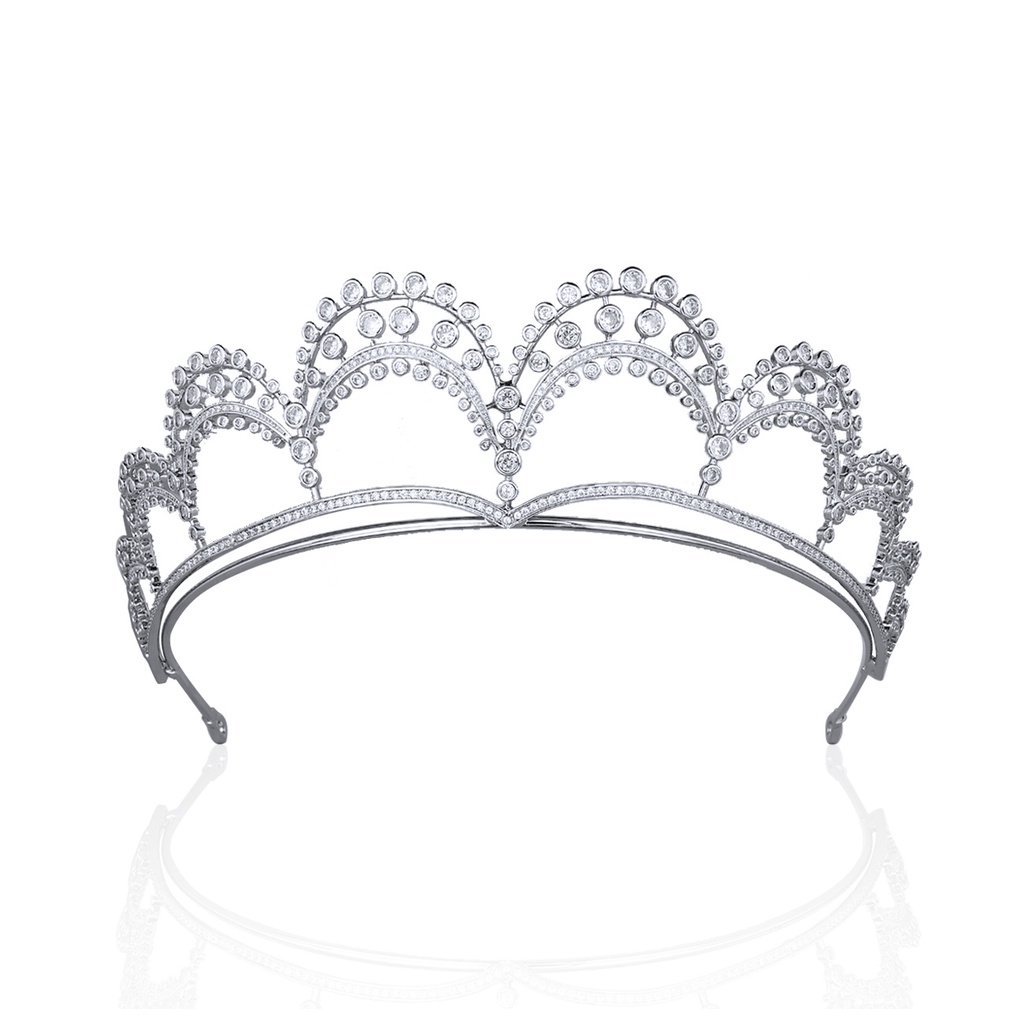 Cài Tóc Hình Vương Miện Đính Đá Thời Trang Cho Nữ