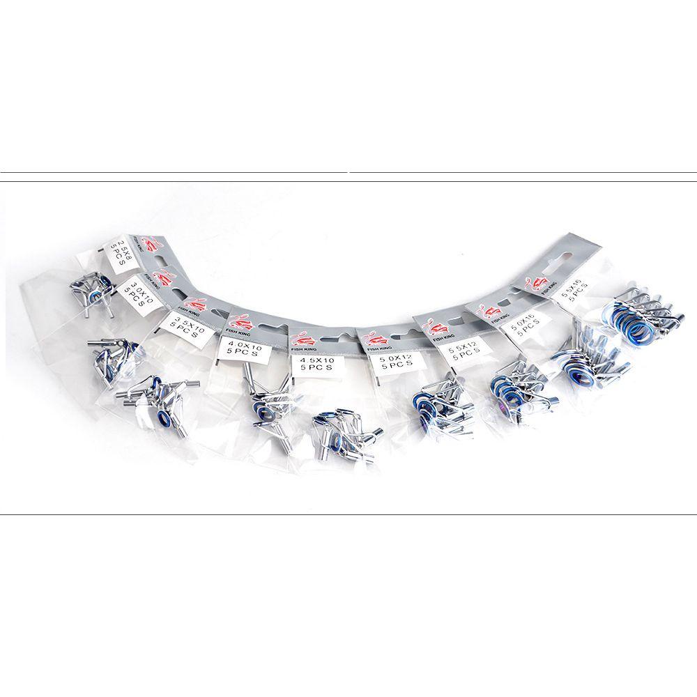 Bộ 5 / 10 Phụ Kiện Dẫn Cần Câu Cá Siêu Bền 1-9# Bộ Dụng Cụ Sửa Chữa Vòng Tròn Chuyên Dụng