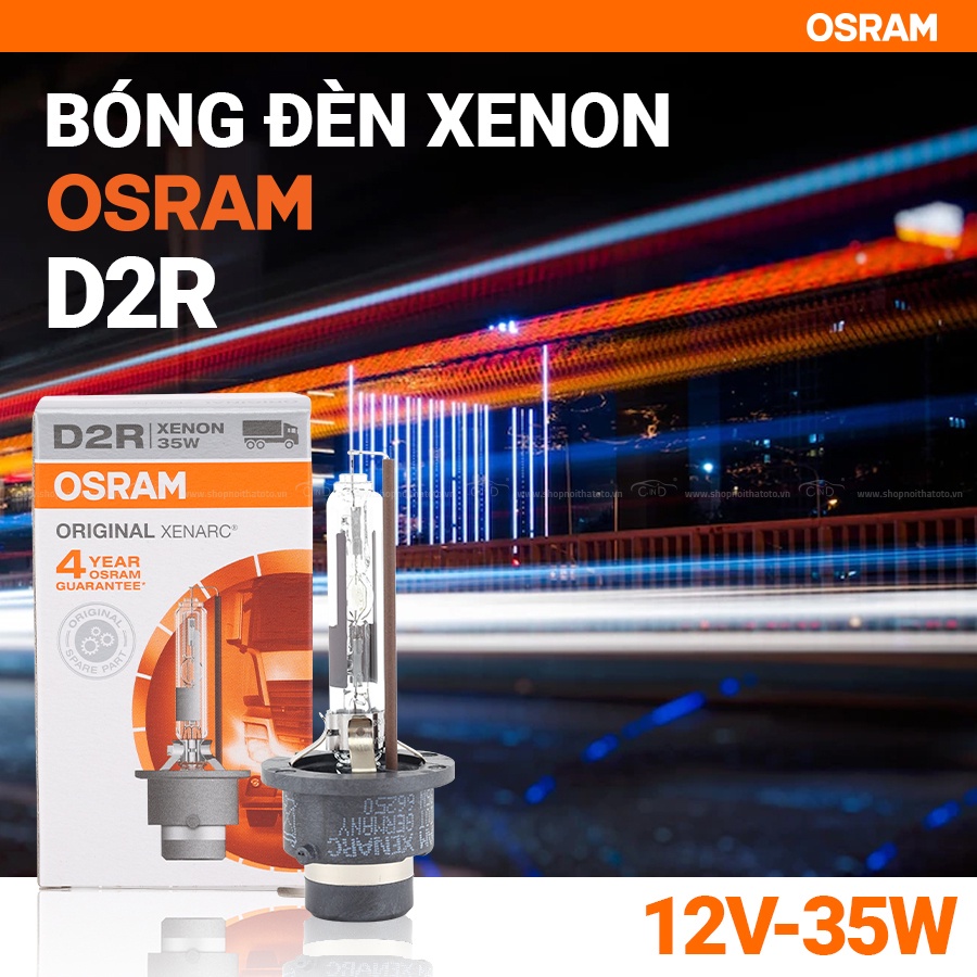 Bóng Đèn Xenon OSRAM Original D2R 66250 12V 35W - Nhập Khẩu Chính Hãng