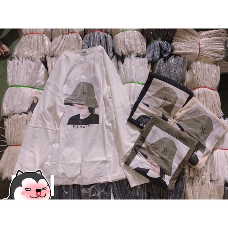 Áo nỉ tuyết cổ tròn form thụng giấu quần | BigBuy360 - bigbuy360.vn