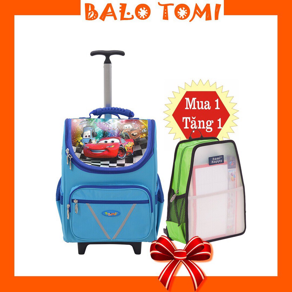 Combo Balo học sinh cần kéo Tomi 9C + Balo học thêm