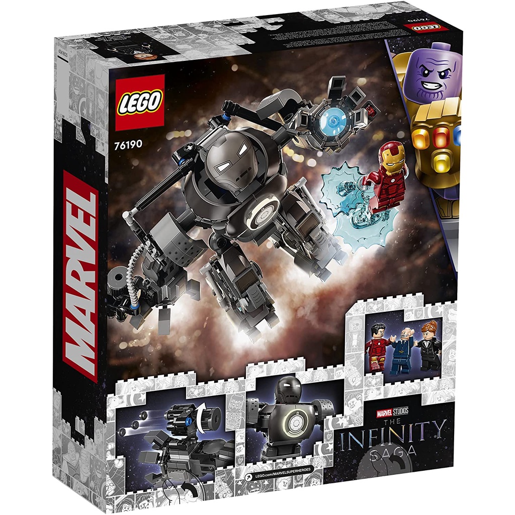 Lego Super Heroes 76190 - Iron Man: Iron Monger Mayhem - Bộ xếp hình Lego Người sát Monger Mayhem