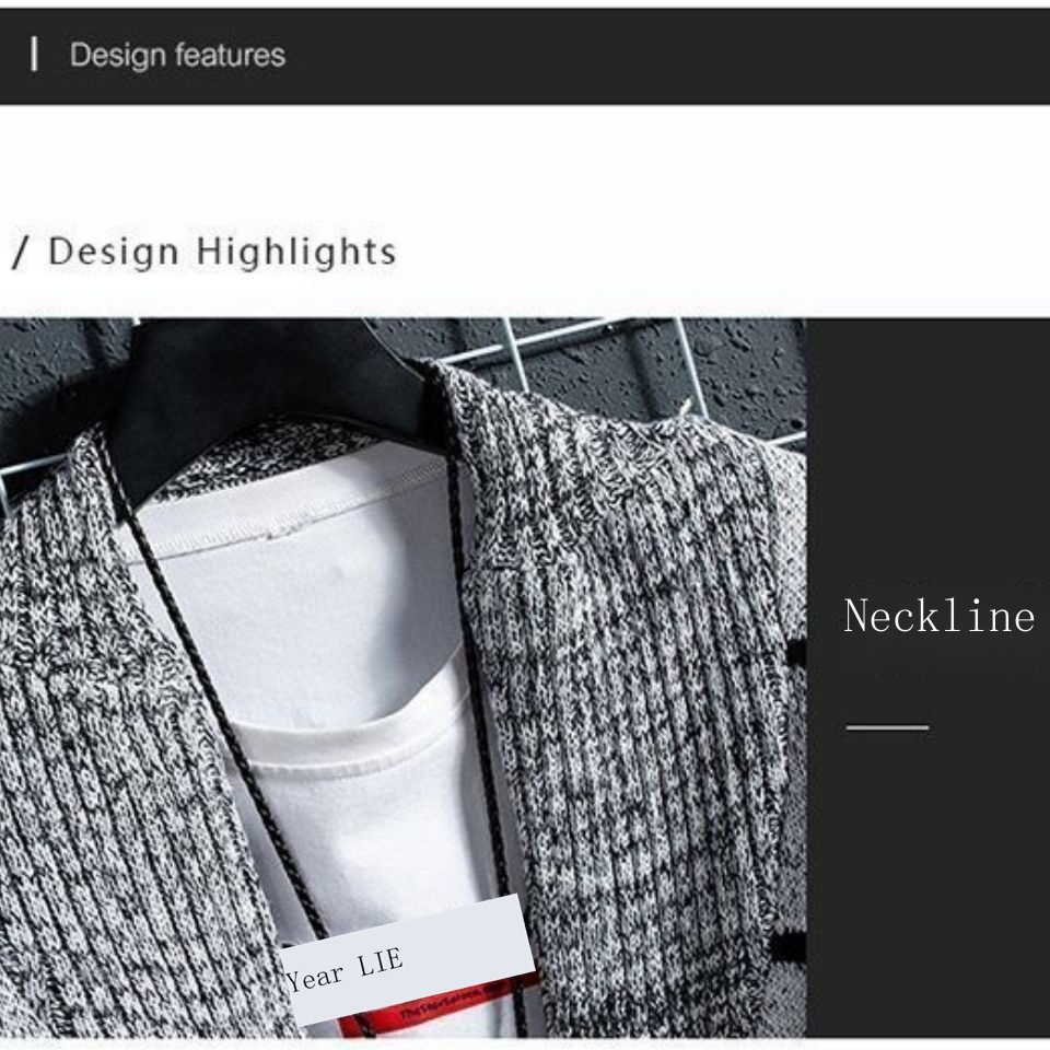 Áo Khoác cardigan Dệt Kim Xu Hướng Mùa Thu Mới Năm 2021 Phù Hợp Cho Nam Giới
