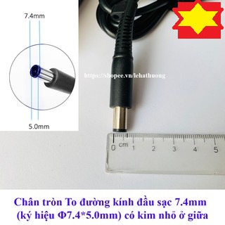 Sạc Laptop HP 150W 19V - 7.89A / 19.5V 7.69A chân kim to for 8570w 8560w 8540w Hàng ZIN Cao Cấp