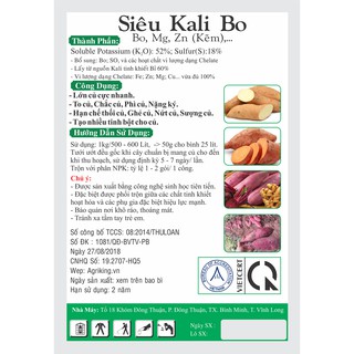 Siêu Kali Bo Gói 1Kg
