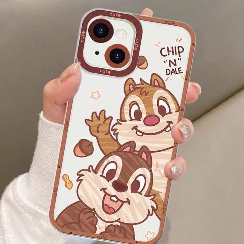 Ốp Điện Thoại Silicon Họa Tiết Hoạt Hình Chú Sóc Dễ Thương Chống Rơi Cho IPhone13 12 11 Pro MAX X XS MAX XR 6 7 8 Plus
