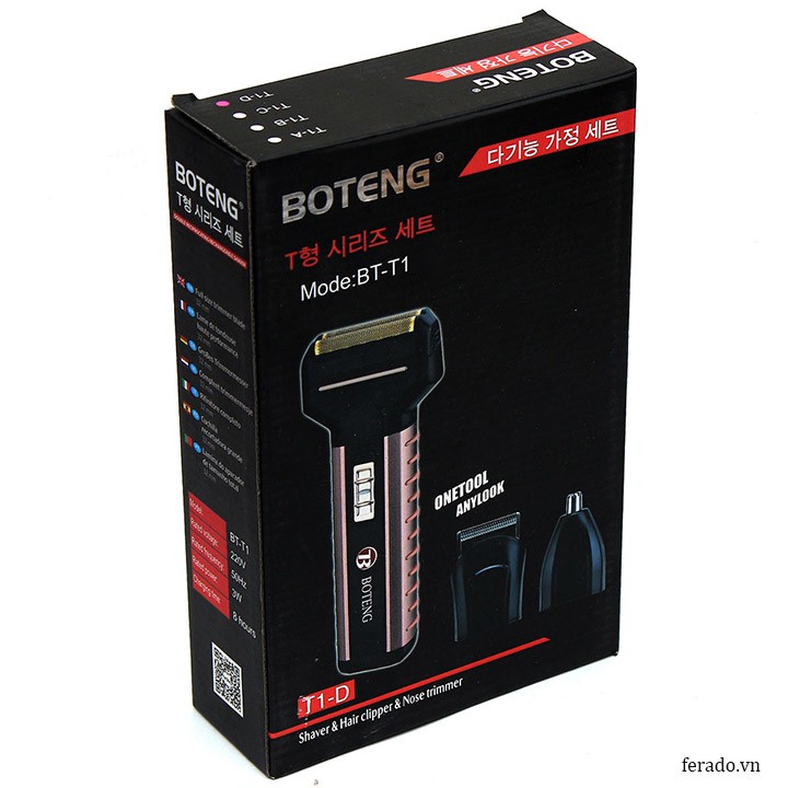 Tông đơ cắt tóc kiêm máy cạo râu Boteng BT-T1