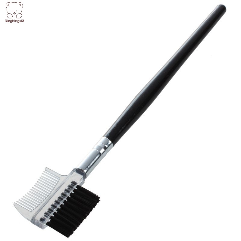 (Hàng Mới Về) 1 Cọ Trang Điểm Lông Mày Hai Đầu Màu Đen Cho Nữ | BigBuy360 - bigbuy360.vn