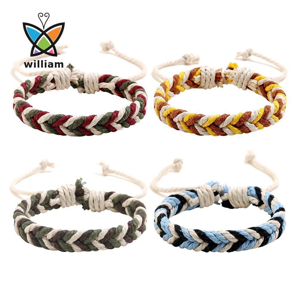 Vòng Tay Dây Bện Phong Cách Cổ Điển Boho Nhiều Màu Sắc | BigBuy360 - bigbuy360.vn