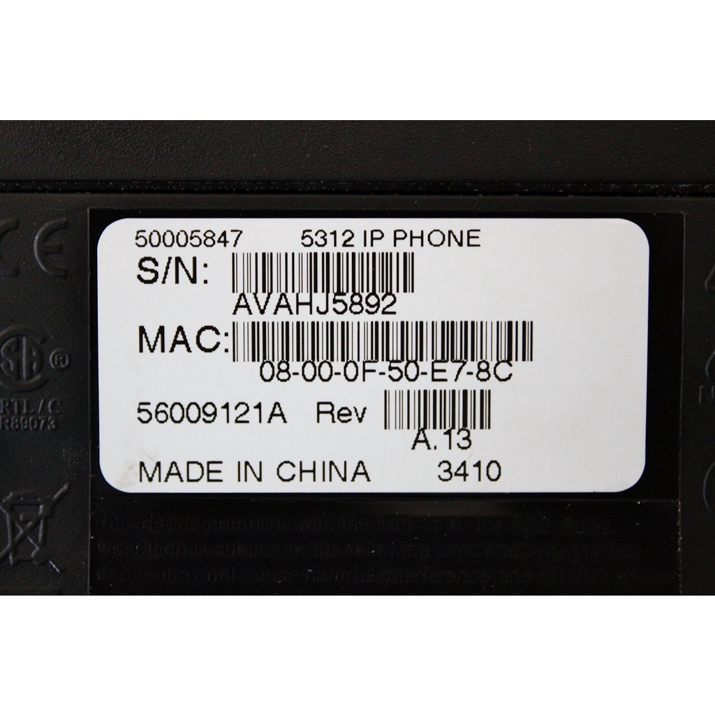 Điện thoại để bàn Mitel 5312 IP Phone