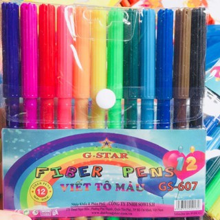 bút dạ 12 ,18 màu star