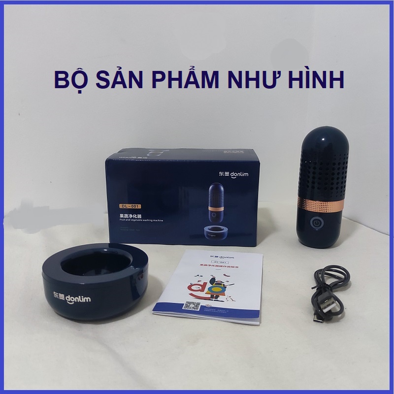 Máy Khử Trùng Donlin - Tiệt Trùng Hoa Quả - Làm Sạch Tự Động Bằng Điện Phân Nước - Máy Diệt Vi Khuẩn Thuốc Trừ Sâu