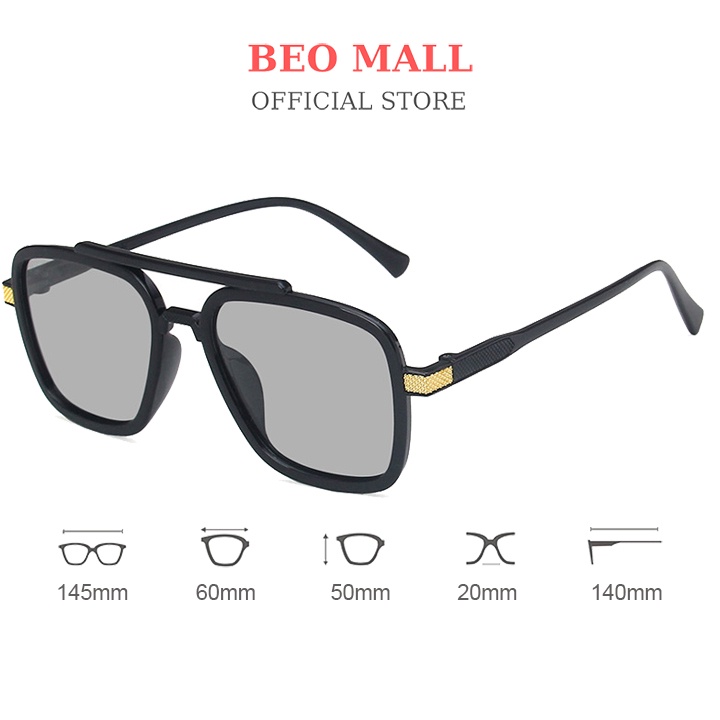 Kính râm thời trang nam nữ BEOMALL thiết kế cá tính và thời thượng KT029