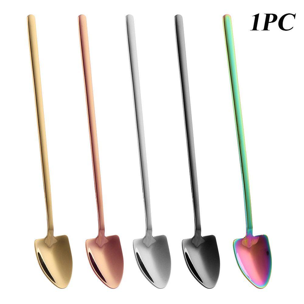 FOREVER Muỗng Cà Phê Tay Cầm Dài Bằng Thép Không Gỉ