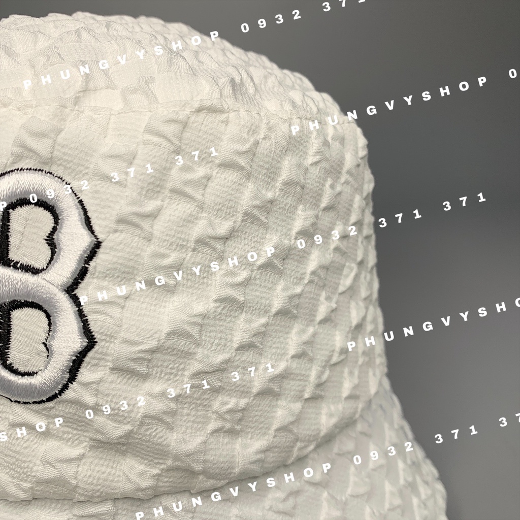 Mũ bucket tai bèo vành basic unisex nam nữ - BO XỐP CHỮ B - nón cụp sụp