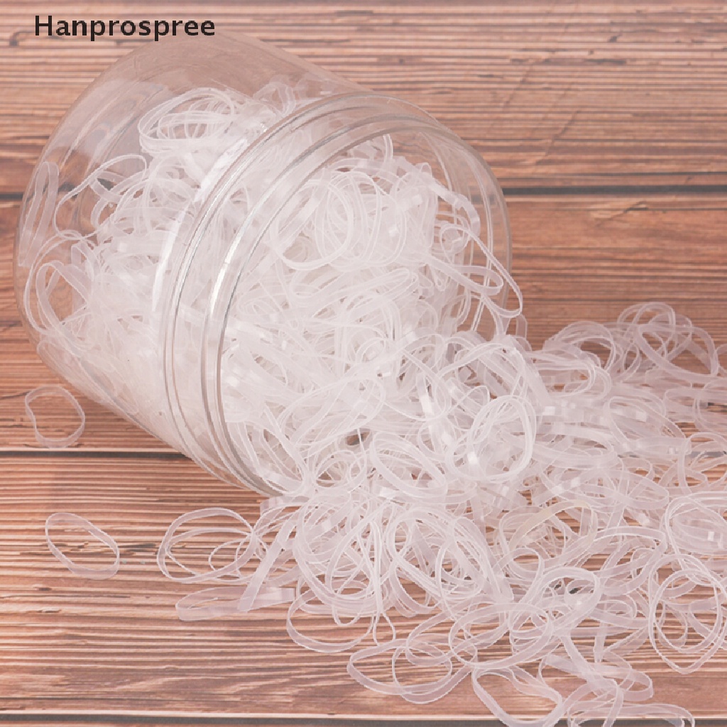 Hộp 500 Dây Thun Buộc Tóc Đuôi Ngựa Co Giãn Tốt