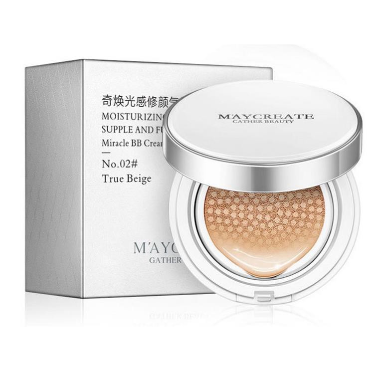 Phấn Nước BB Air Cushion Miracle Của Maycreate Hàng Nội Địa ( Đủ tông màu để chọn ) -PN40-C11T2