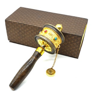 Kinh Luân Quay Tay Trung Tây Tạng 18x6cm