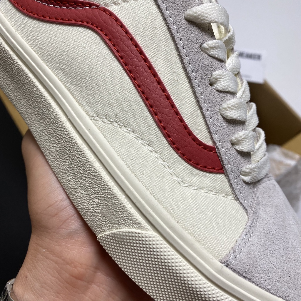 Giầy ⚡Vans Style 36 Sọc Đỏ Da⚡ Thật 1:1[Full Box] - Sneaker Vans Nam Nữ Hcm